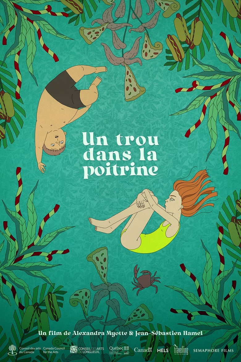 affiche du film Un trou dans la poitrine