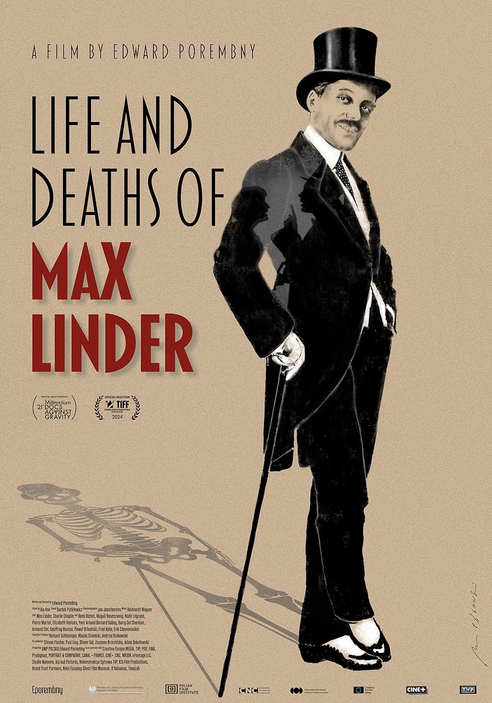 affiche du film Vie et morts de Max Linder