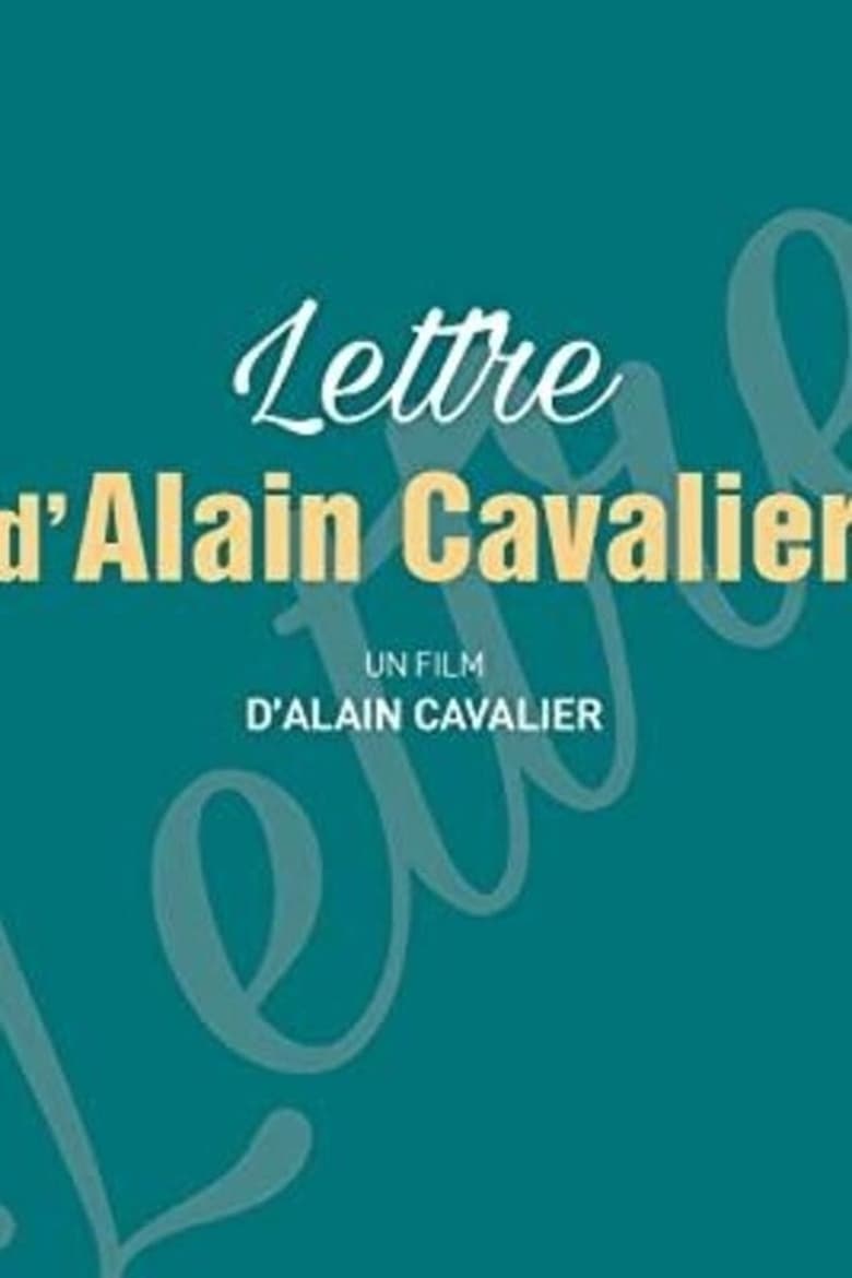 affiche du film Lettre d'Alain Cavalier