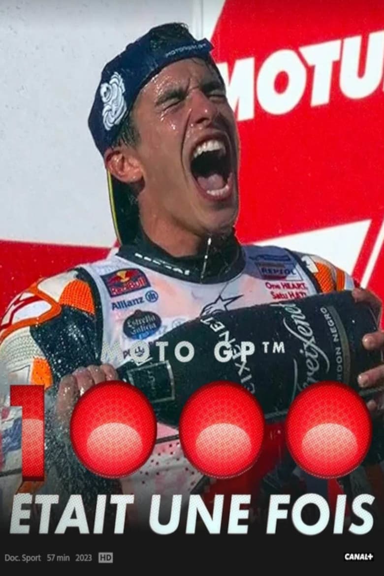affiche du film Moto GP, 1000 était une fois