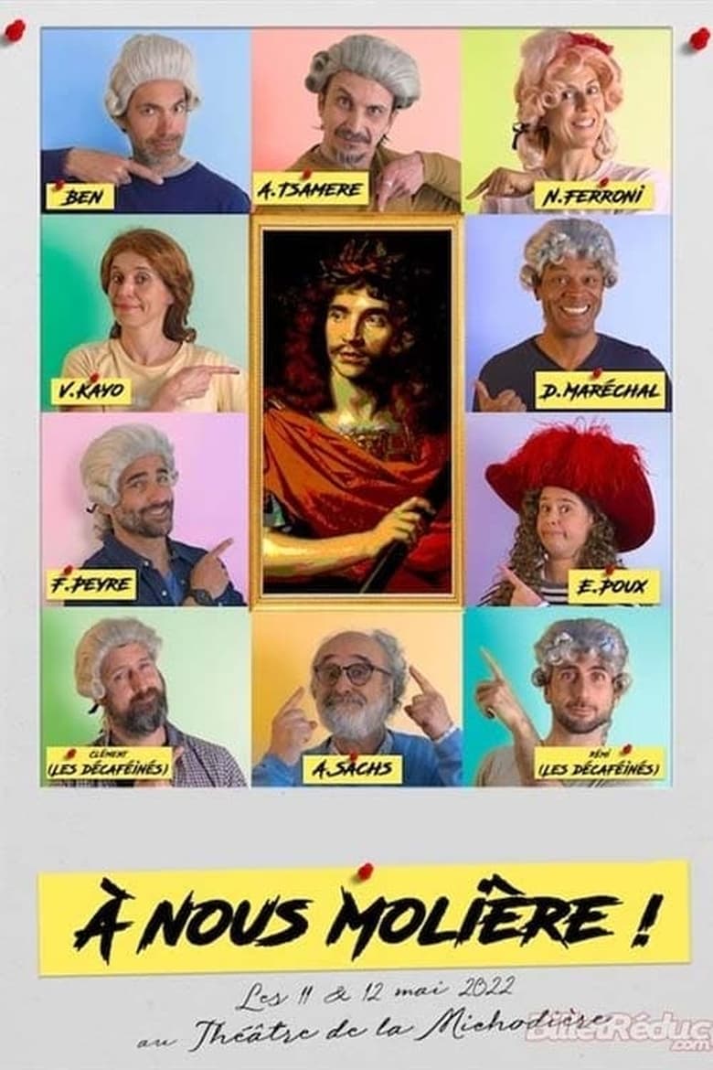 affiche du film A nous Molière !