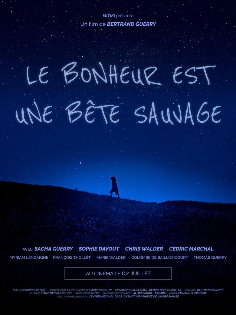 affiche du film Le Bonheur est une bête sauvage