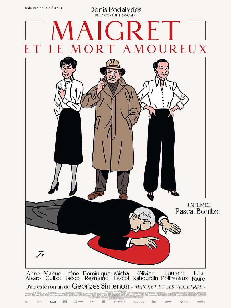 affiche du film Maigret et le mort amoureux
