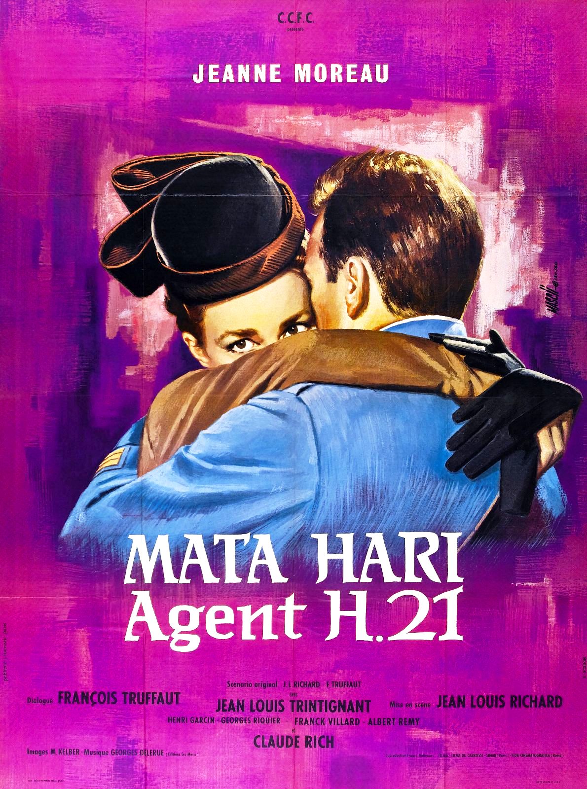 affiche du film Mata-Hari, agent H21