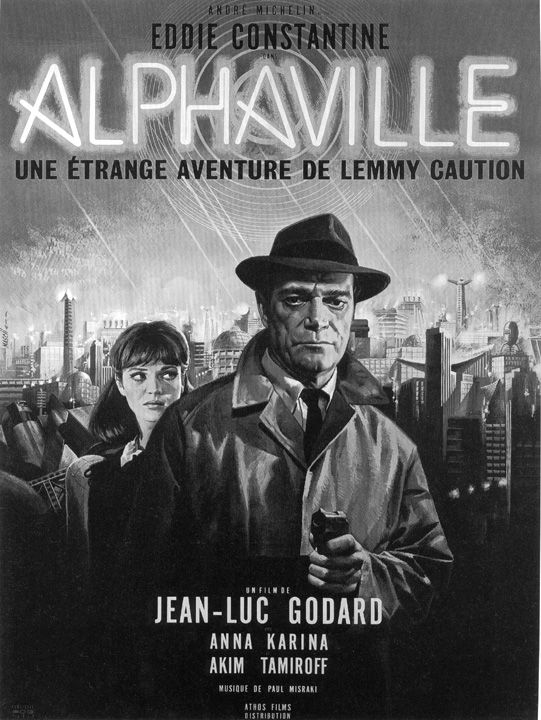 affiche du film Alphaville, une étrange aventure de Lemmy Caution