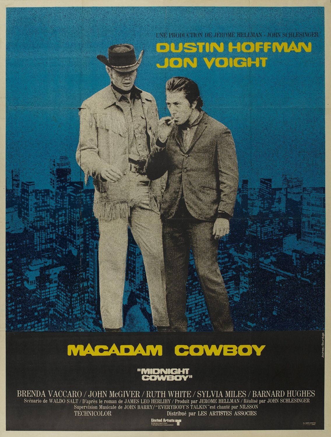 affiche du film Macadam Cowboy