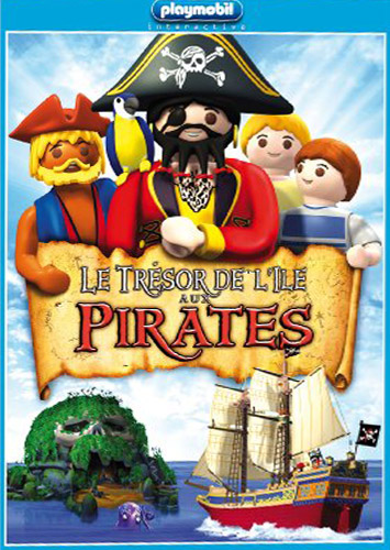 affiche du film Playmobil : Le trésor de l'île aux pirates