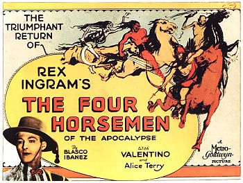 affiche du film Les quatre cavaliers de l'apocalypse (1921)