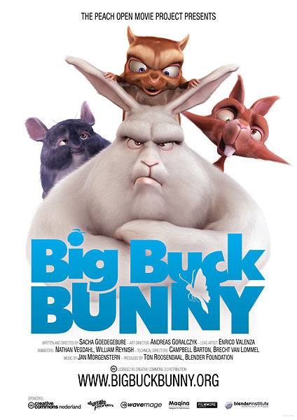 affiche du film Big Buck Bunny