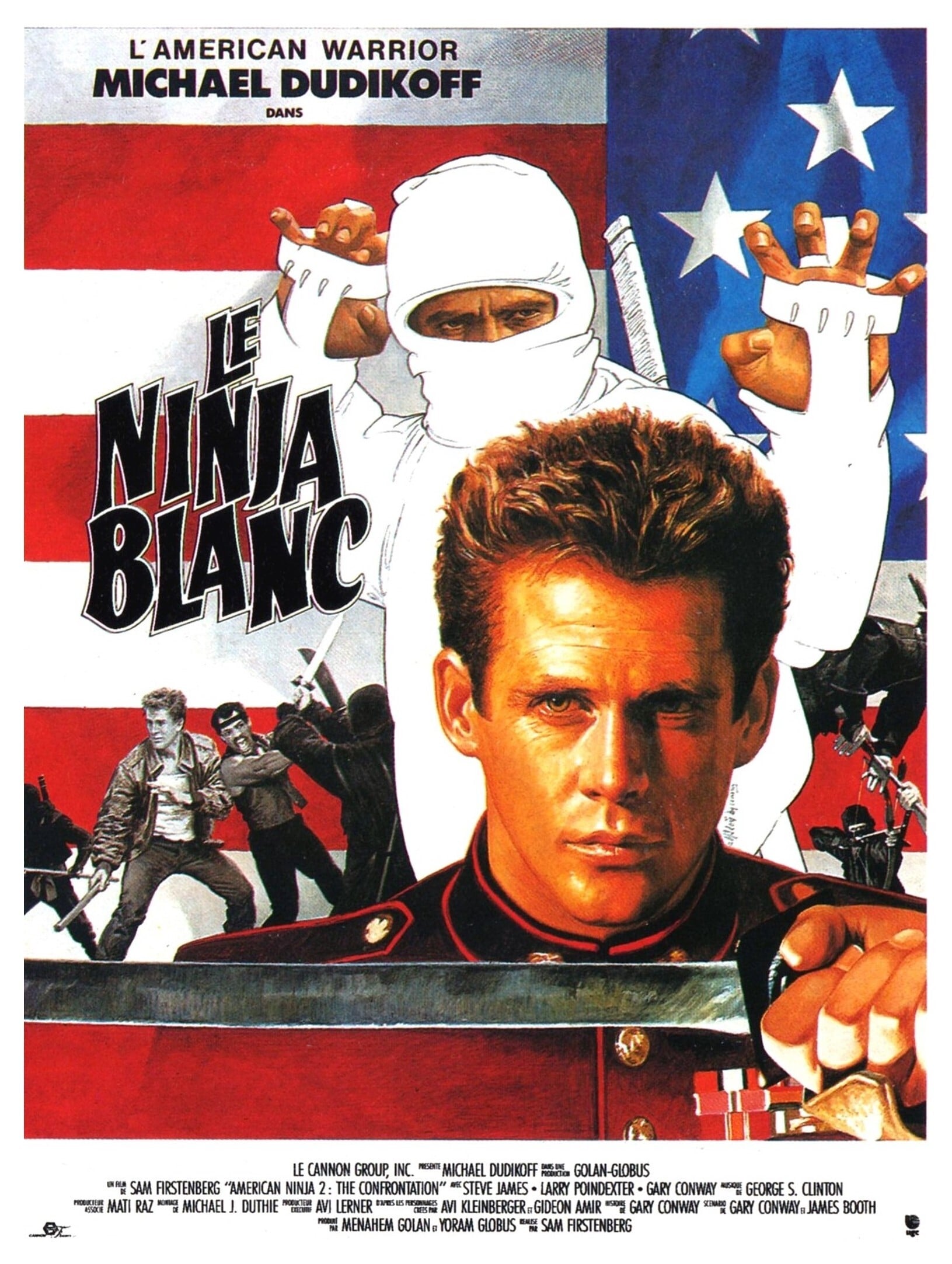 affiche du film Le ninja blanc