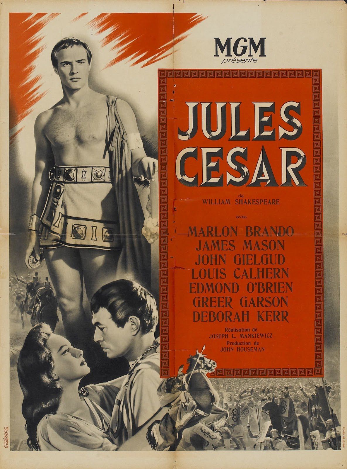 affiche du film Jules César
