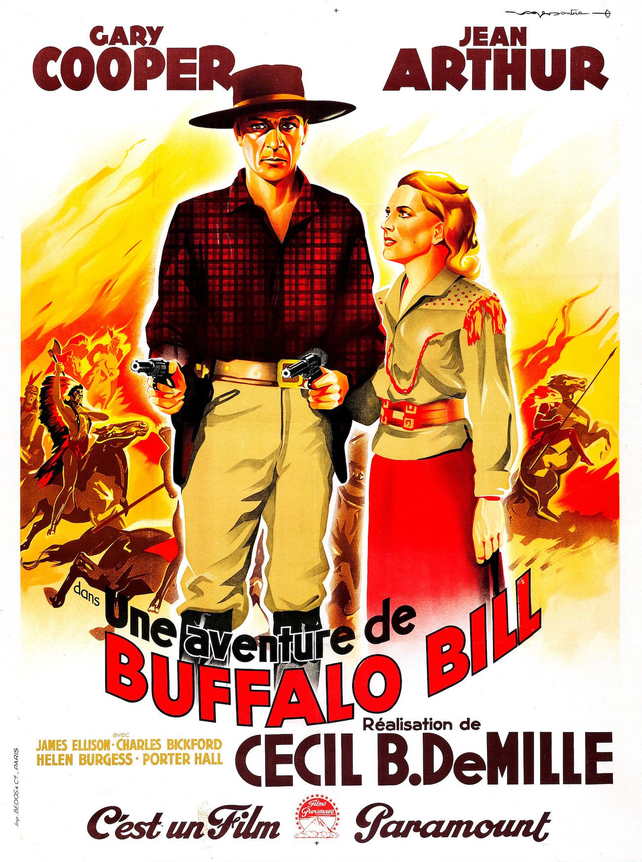 affiche du film Une aventure de Buffalo Bill