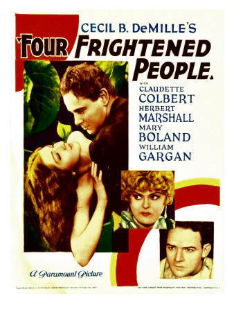 affiche du film Four Frightened People