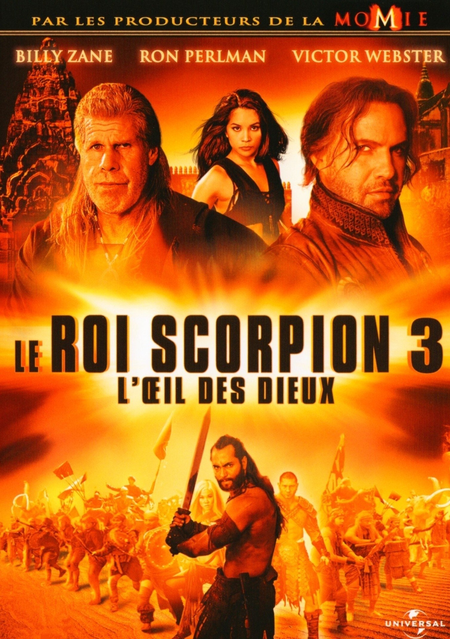 affiche du film Le roi Scorpion 3: combat pour la rédemption