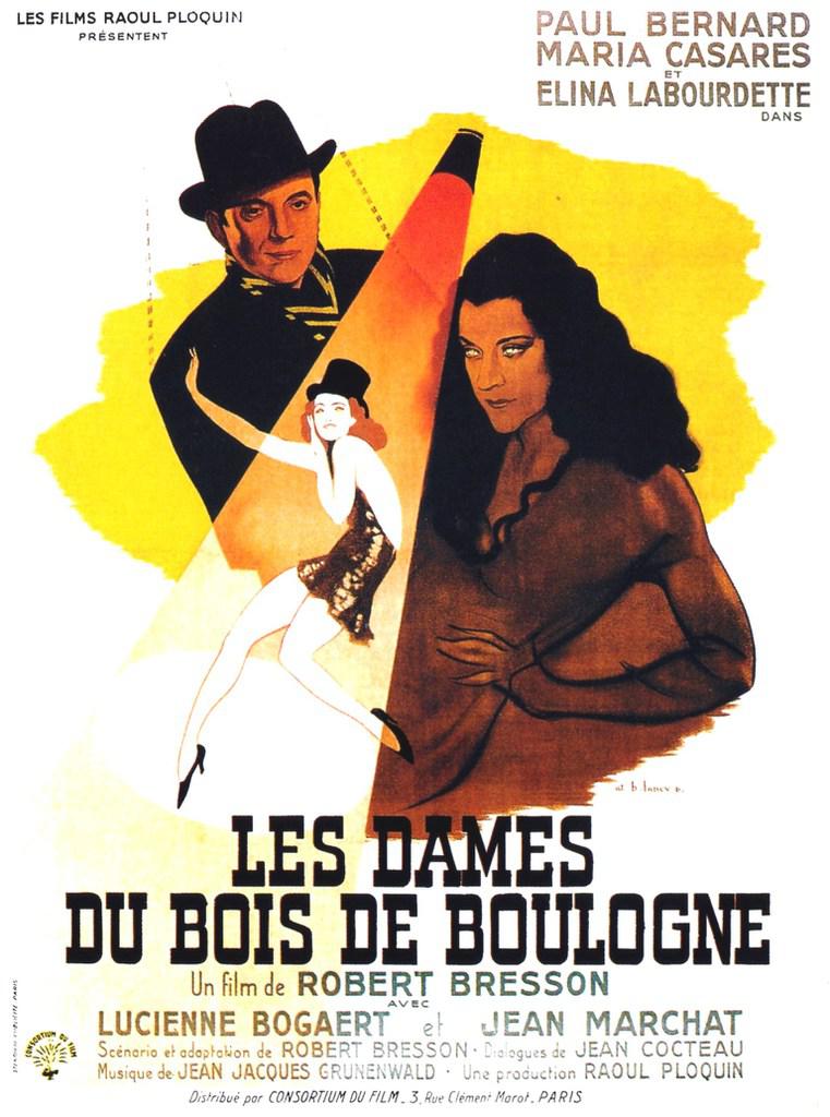 affiche du film Les dames du Bois de Boulogne