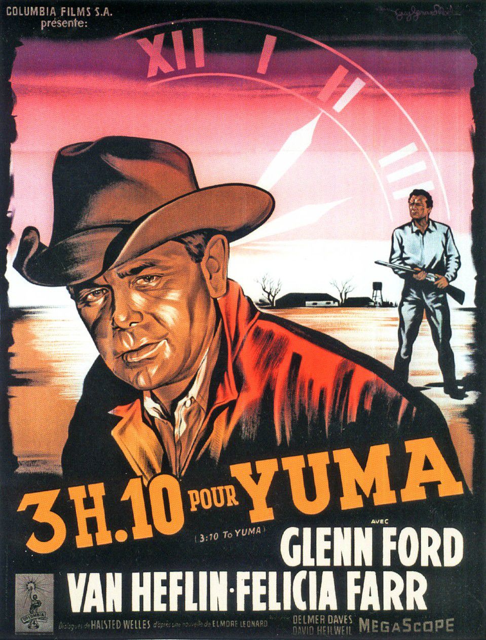 affiche du film 3h.10 pour Yuma (1957)