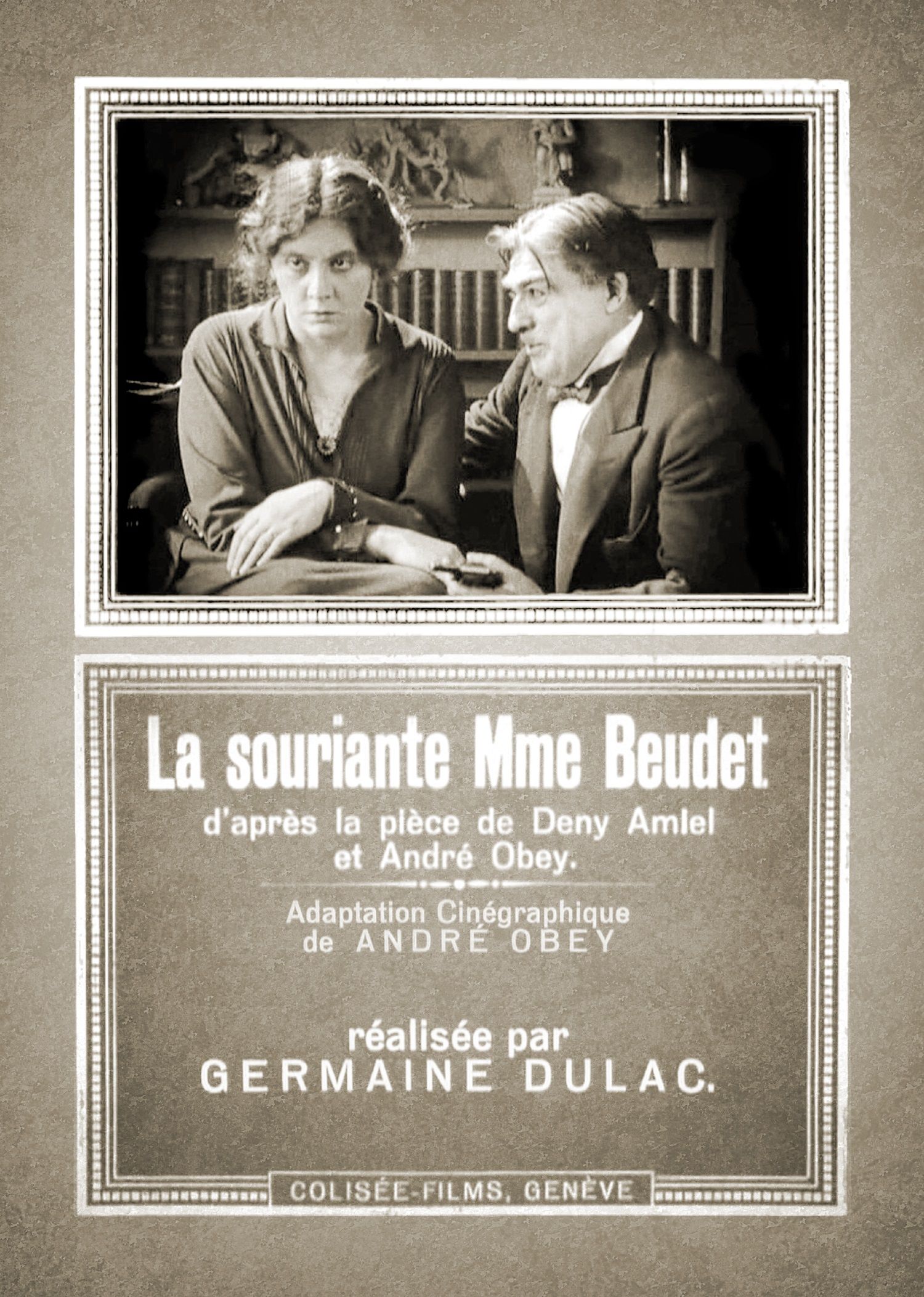 affiche du film La Souriante Madame Beudet