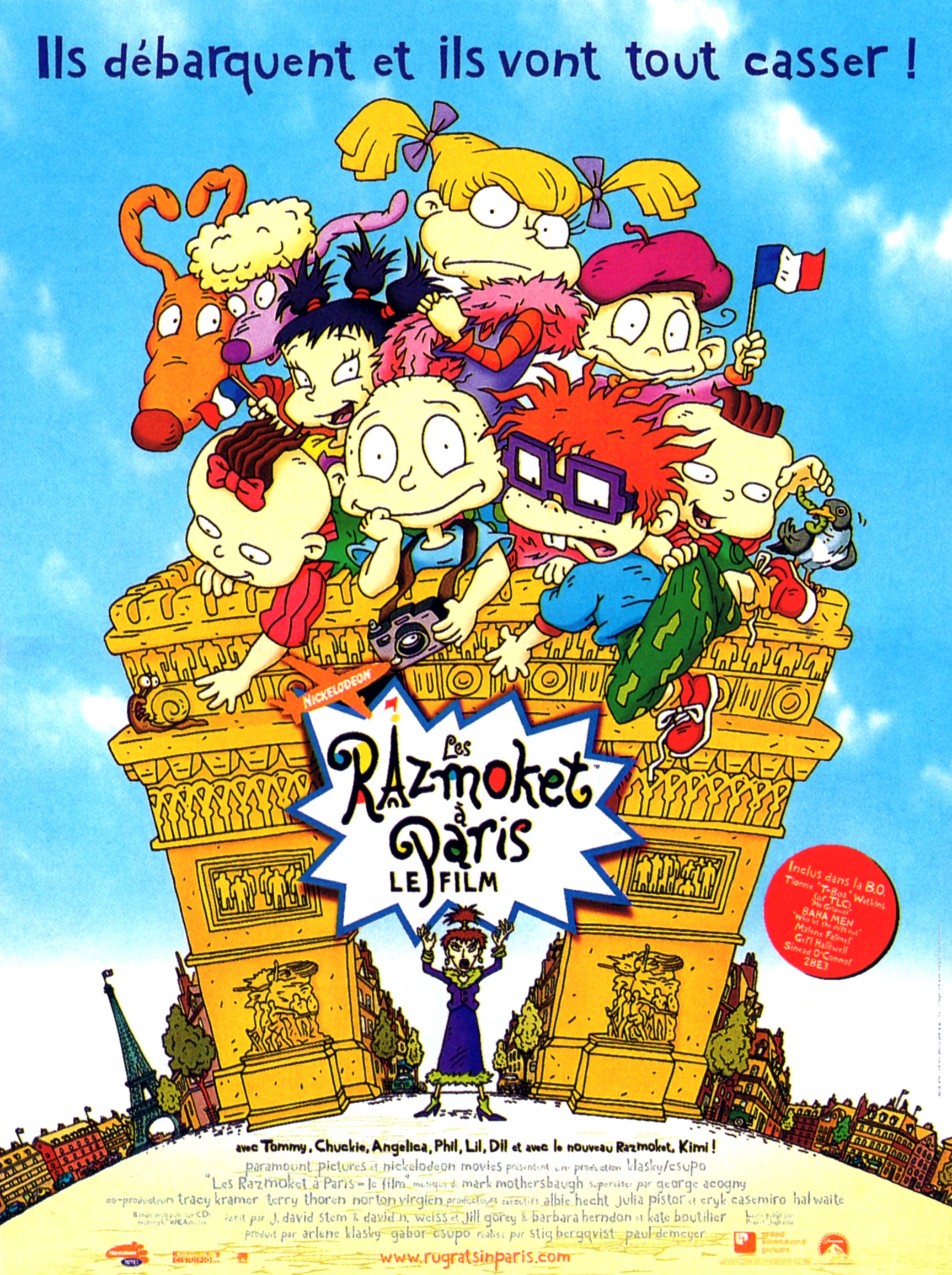 affiche du film Les Razmoket à Paris, le film