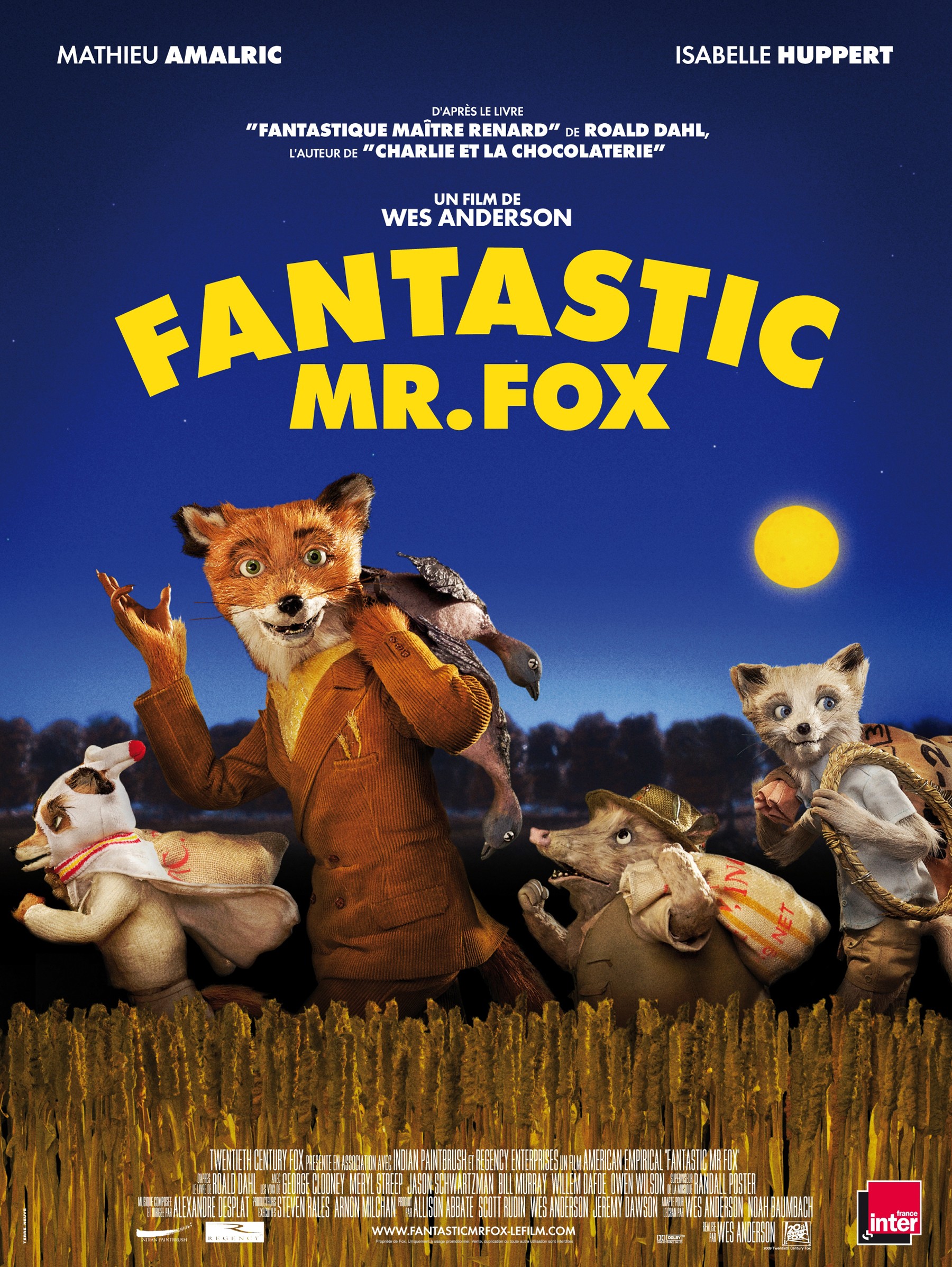 affiche du film Fantastic Mr. Fox