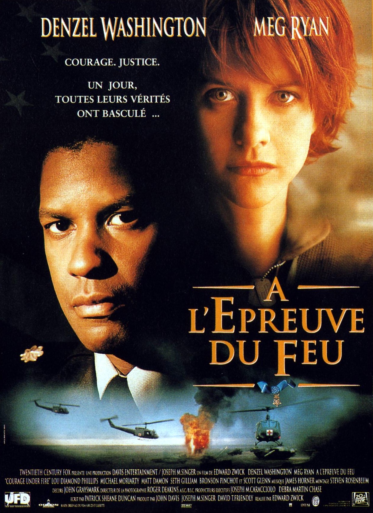 affiche du film À l'épreuve du feu