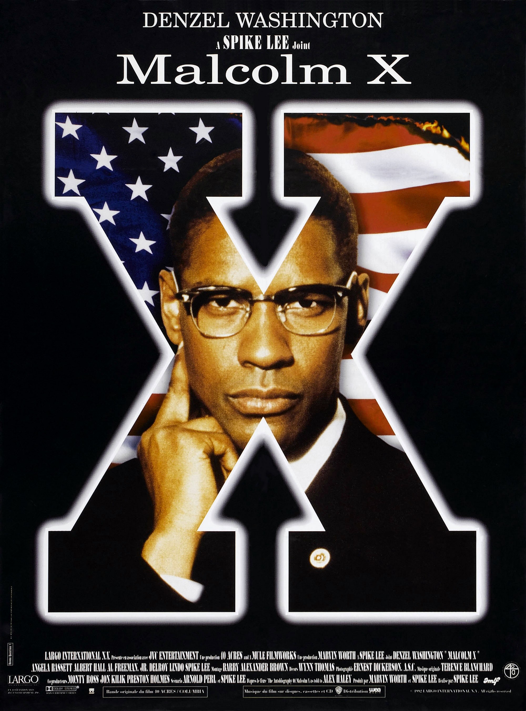 affiche du film Malcolm X