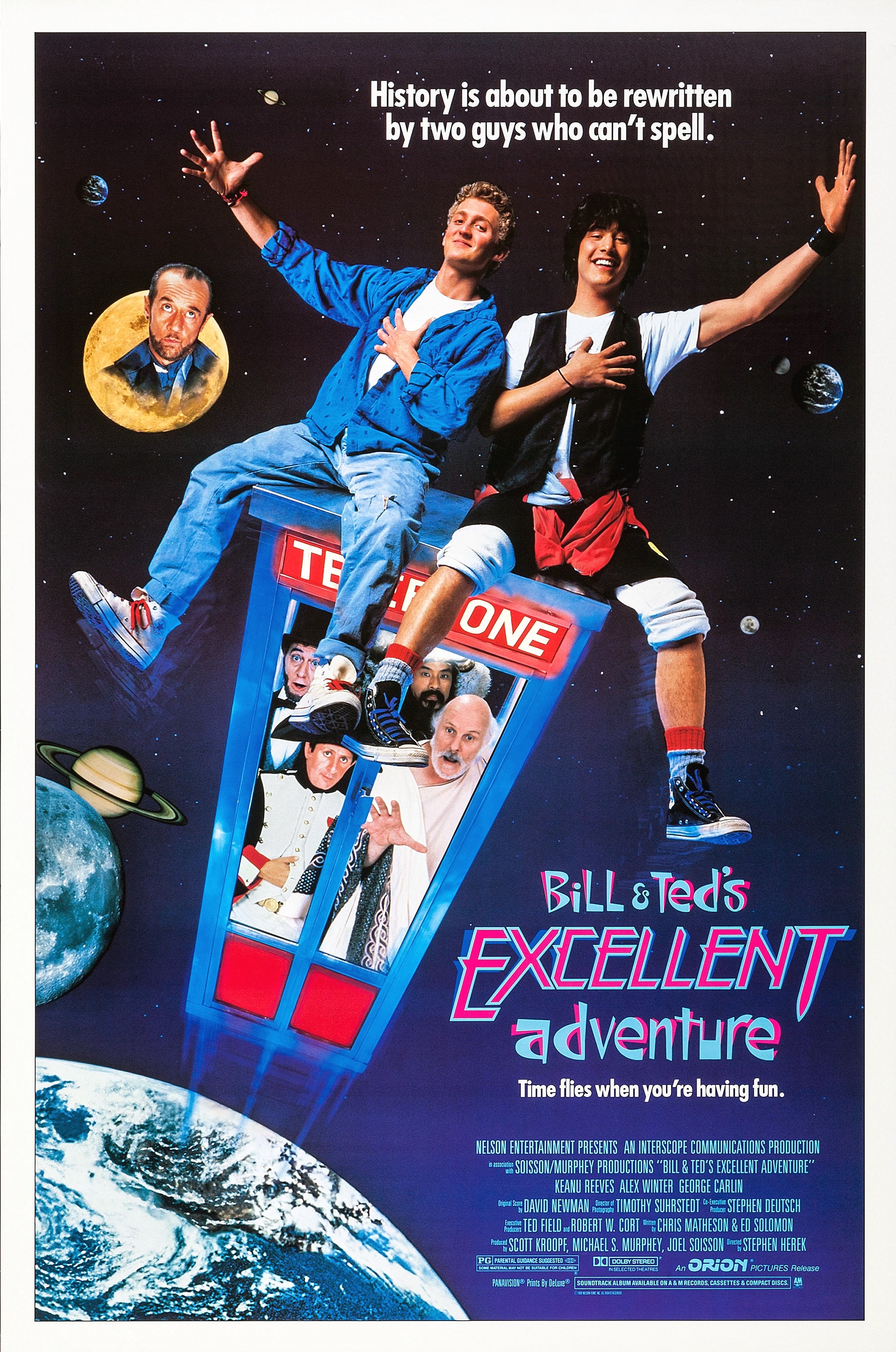 affiche du film L'excellente aventure de Bill et Ted