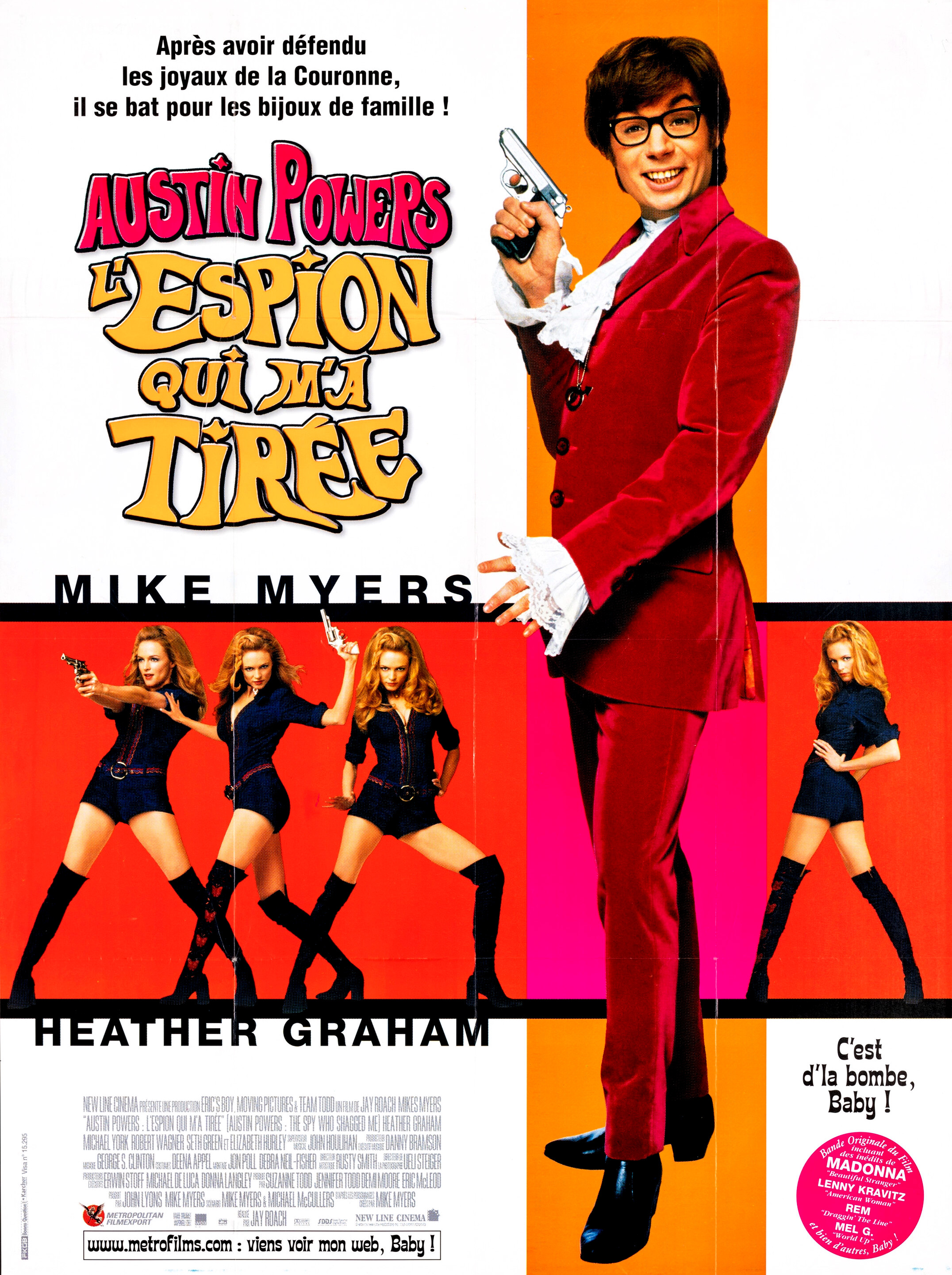 affiche du film Austin Powers : L'espion qui m'a tirée
