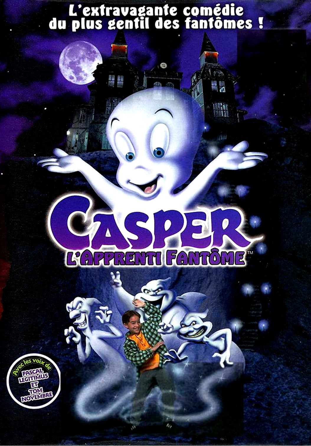 affiche du film Casper, l'apprenti fantôme