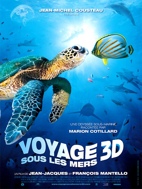 affiche du film Voyage sous les mers 3D