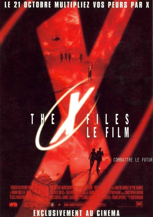 affiche du film The X-Files, le film