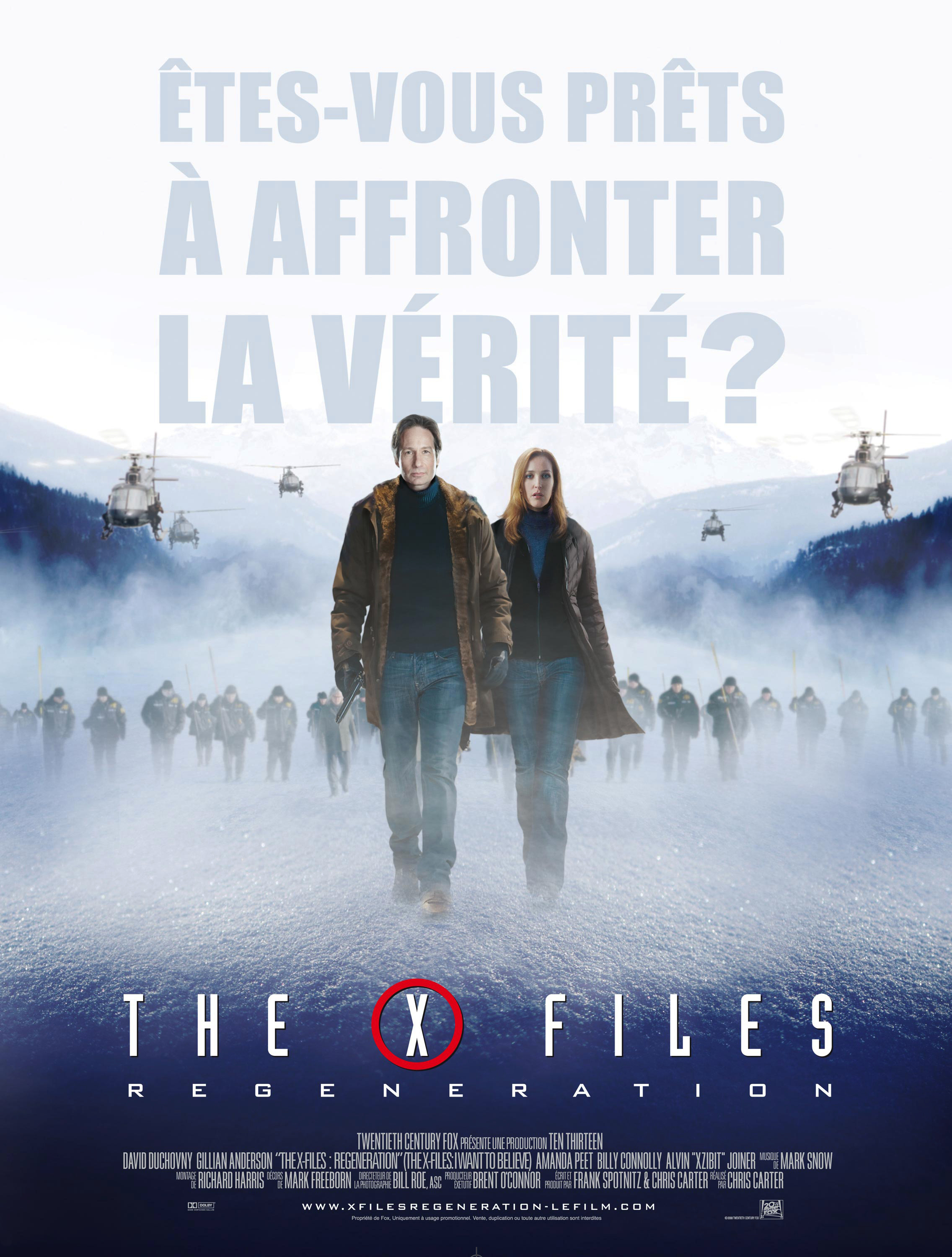 affiche du film The X-Files : Régénération
