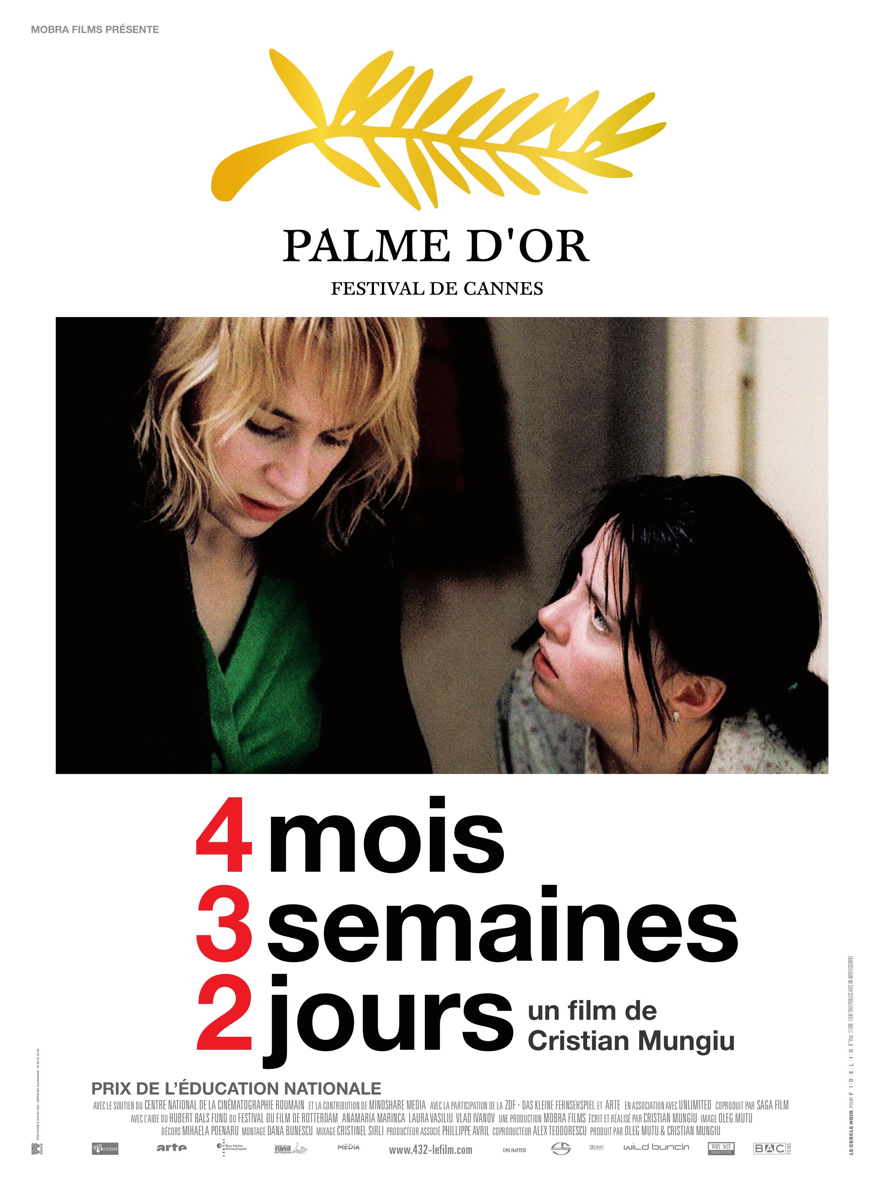 affiche du film 4 mois, 3 semaines, 2 jours