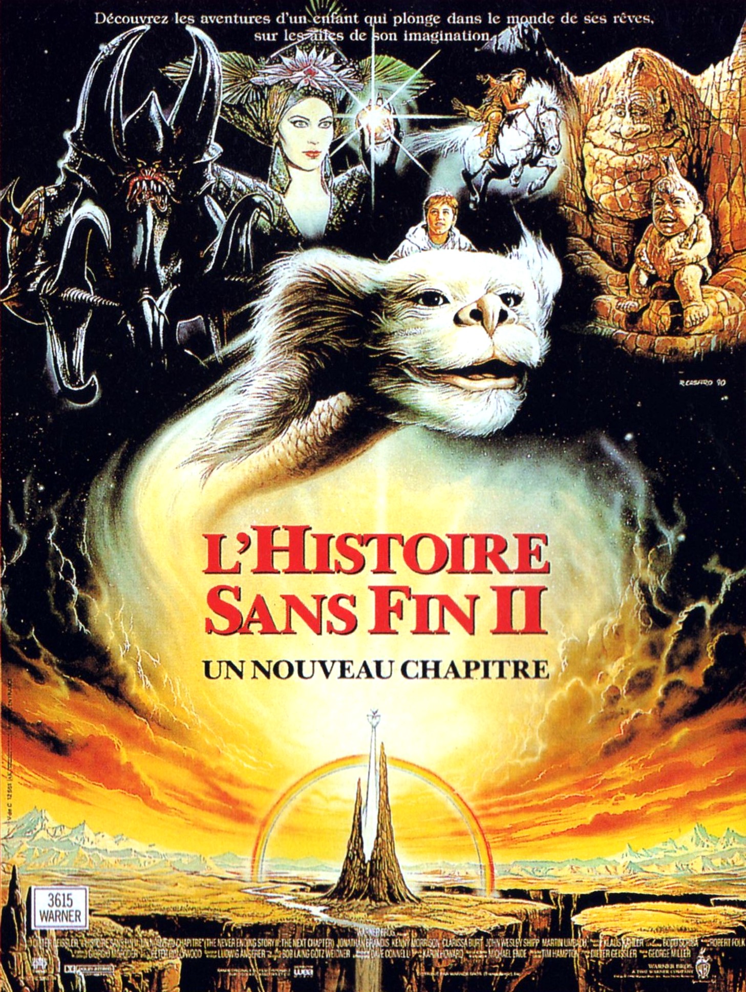 affiche du film L'Histoire sans fin II : Un nouveau chapitre