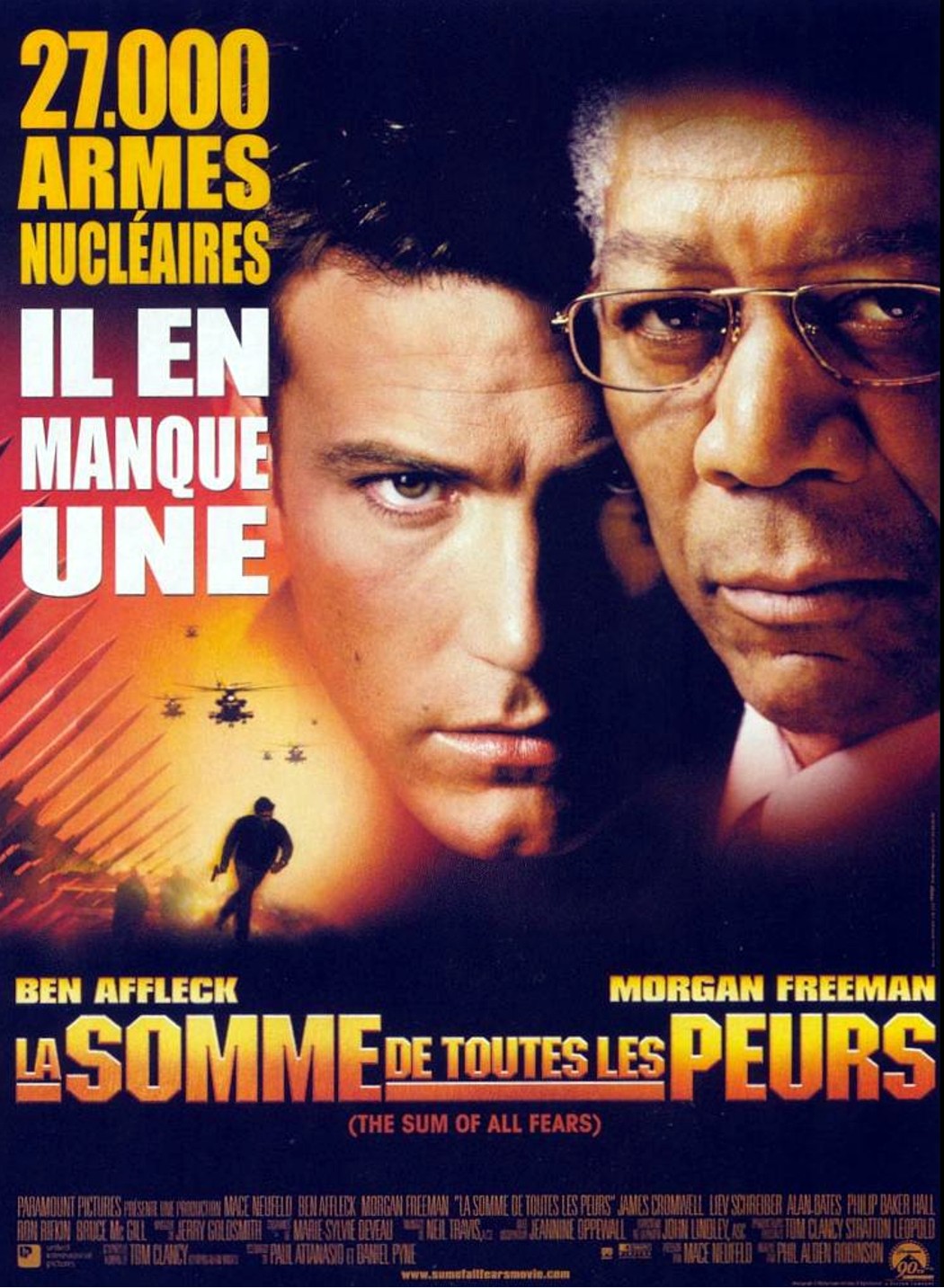 affiche du film La Somme de toutes les peurs