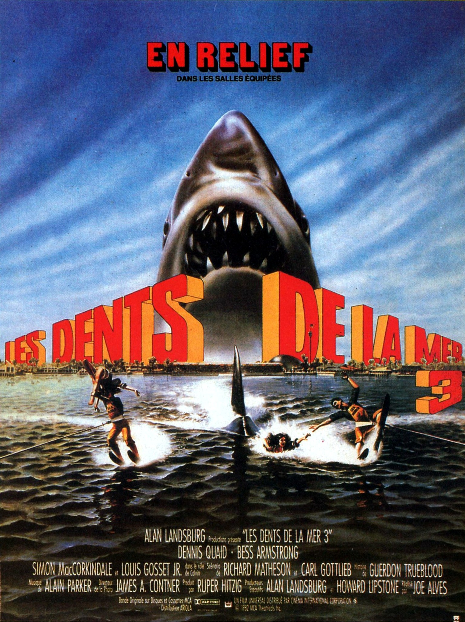 affiche du film Les dents de la mer 3