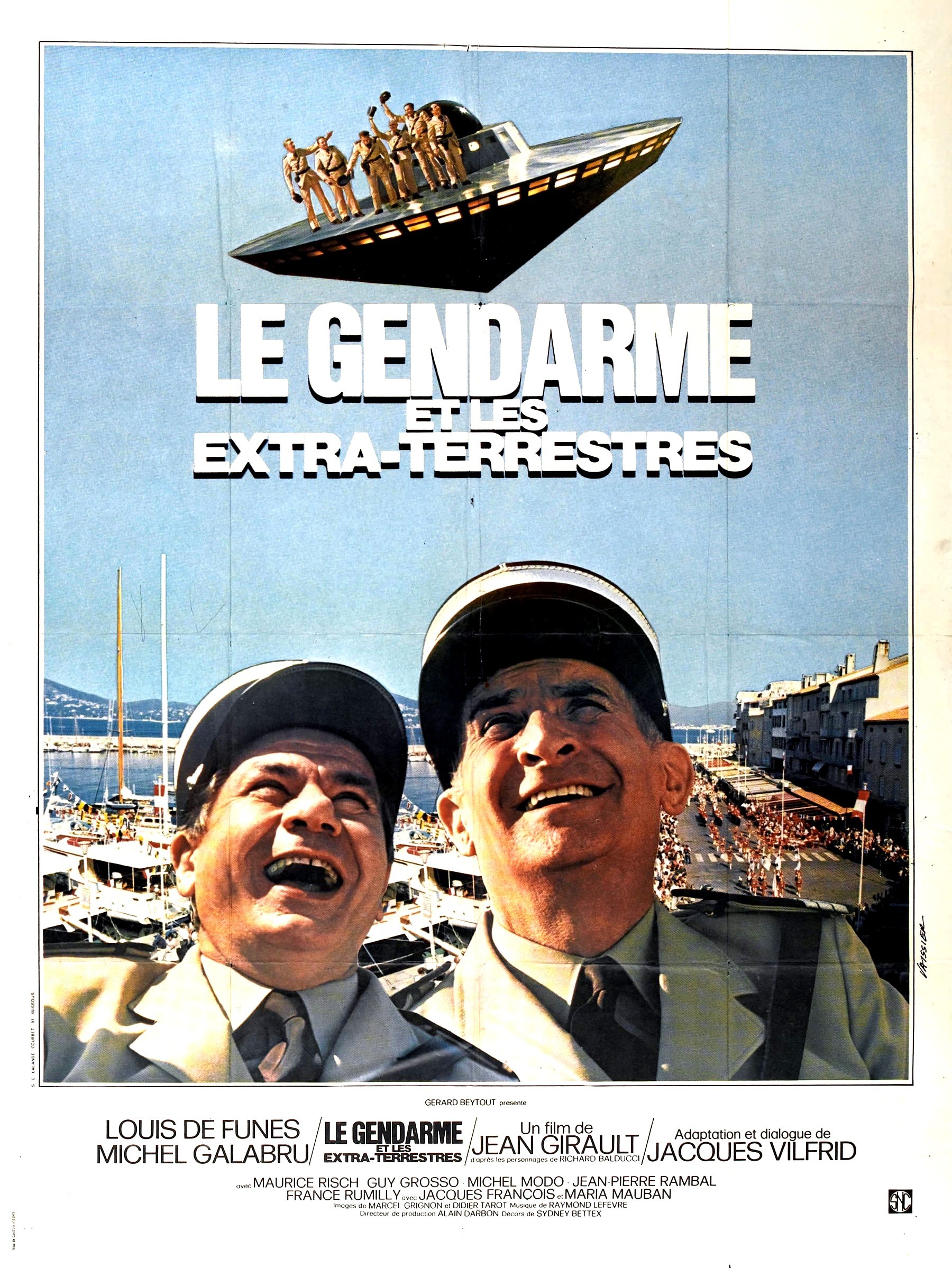 affiche du film Le Gendarme et les Extra-terrestres