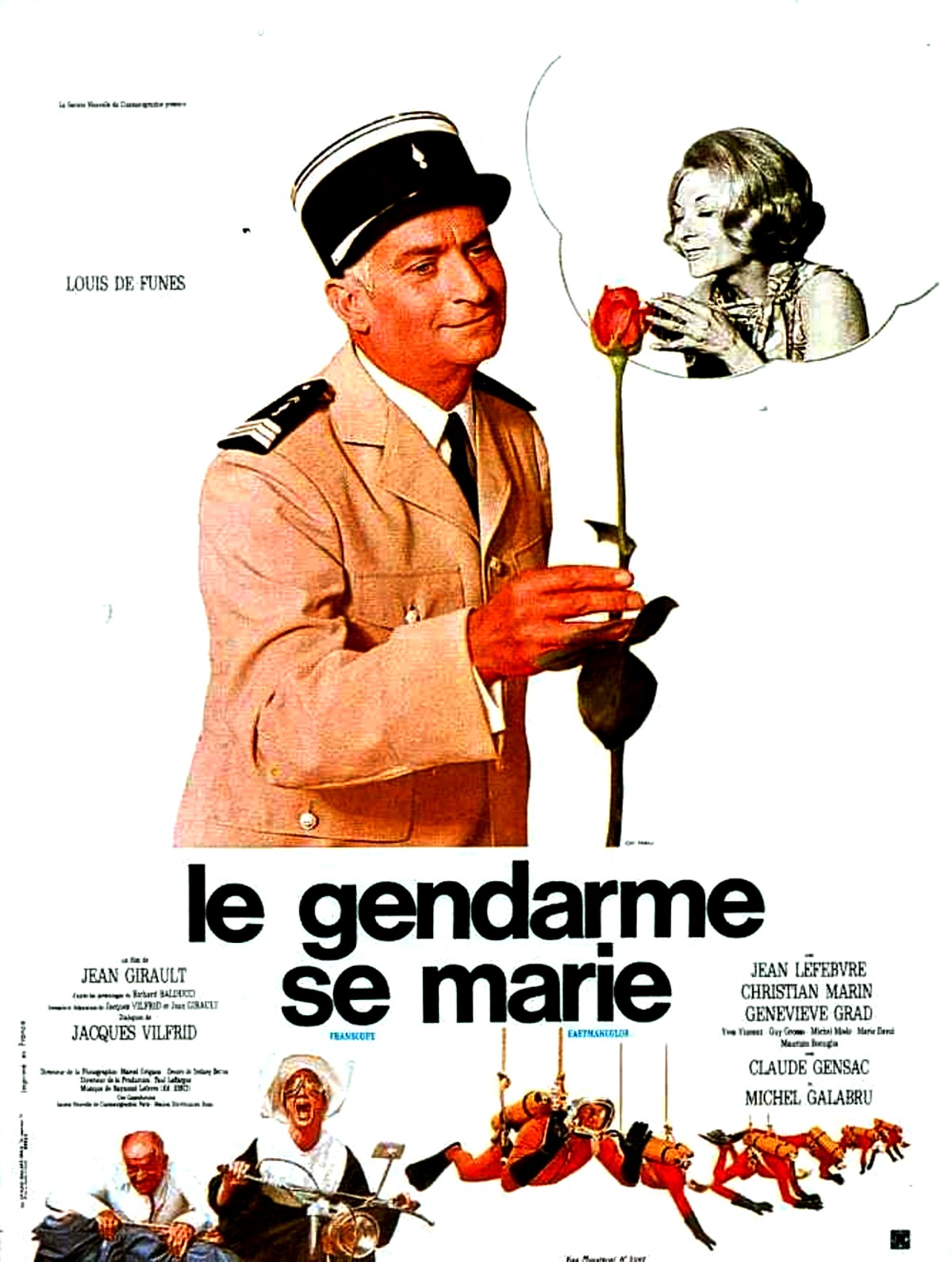 affiche du film Le Gendarme se marie