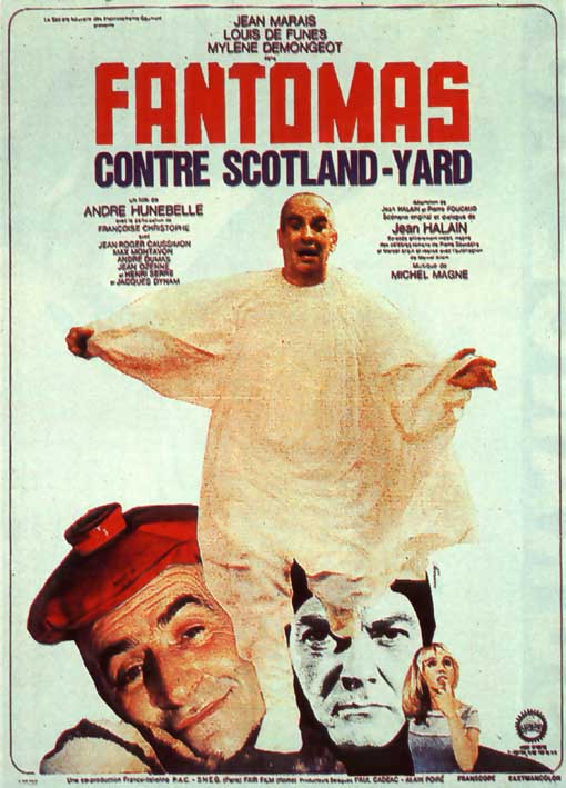 affiche du film Fantômas contre Scotland Yard