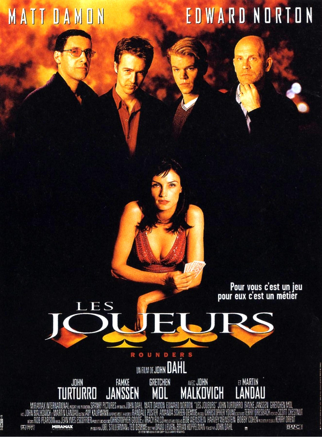 affiche du film Les joueurs