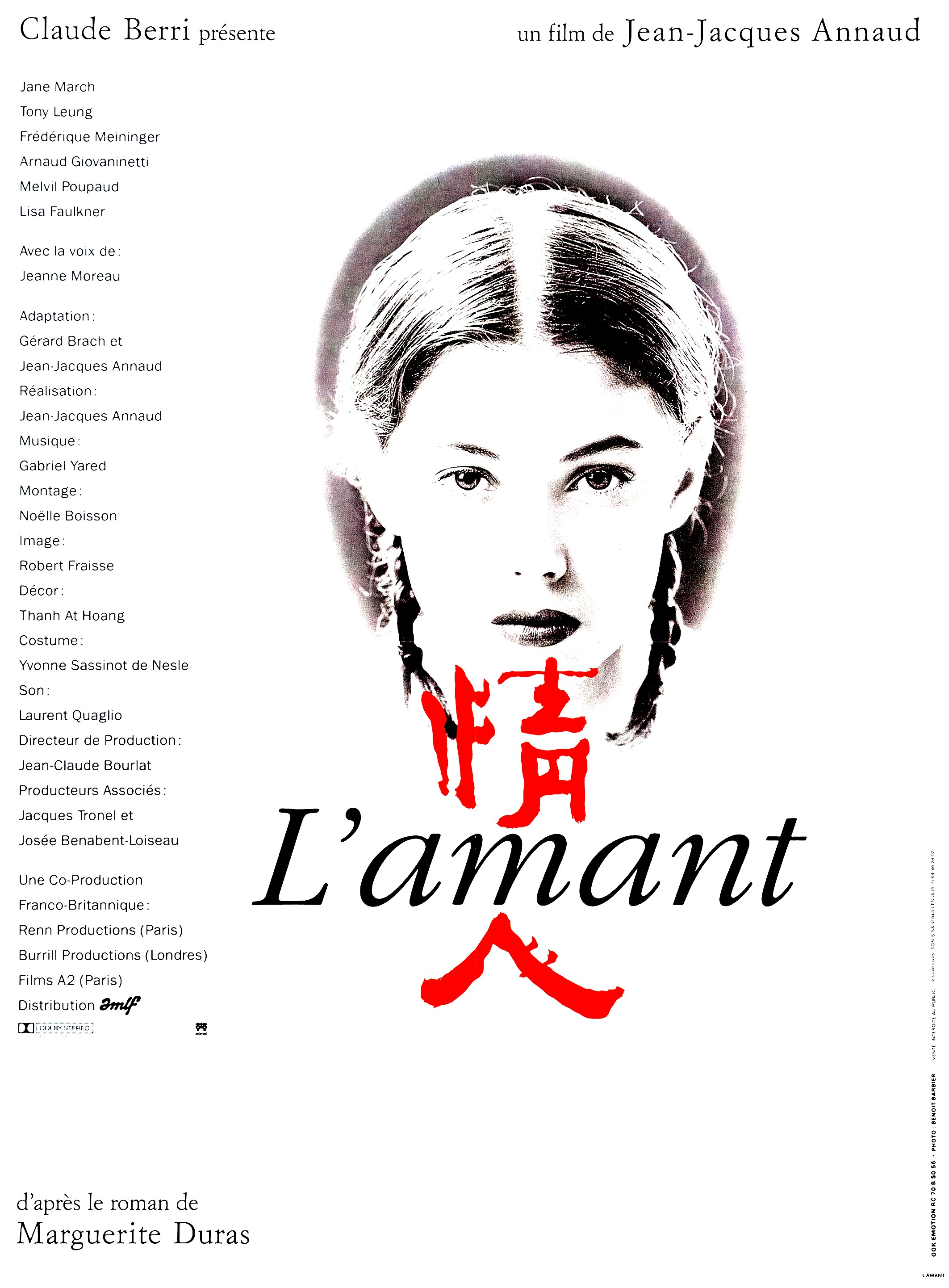 affiche du film L'amant