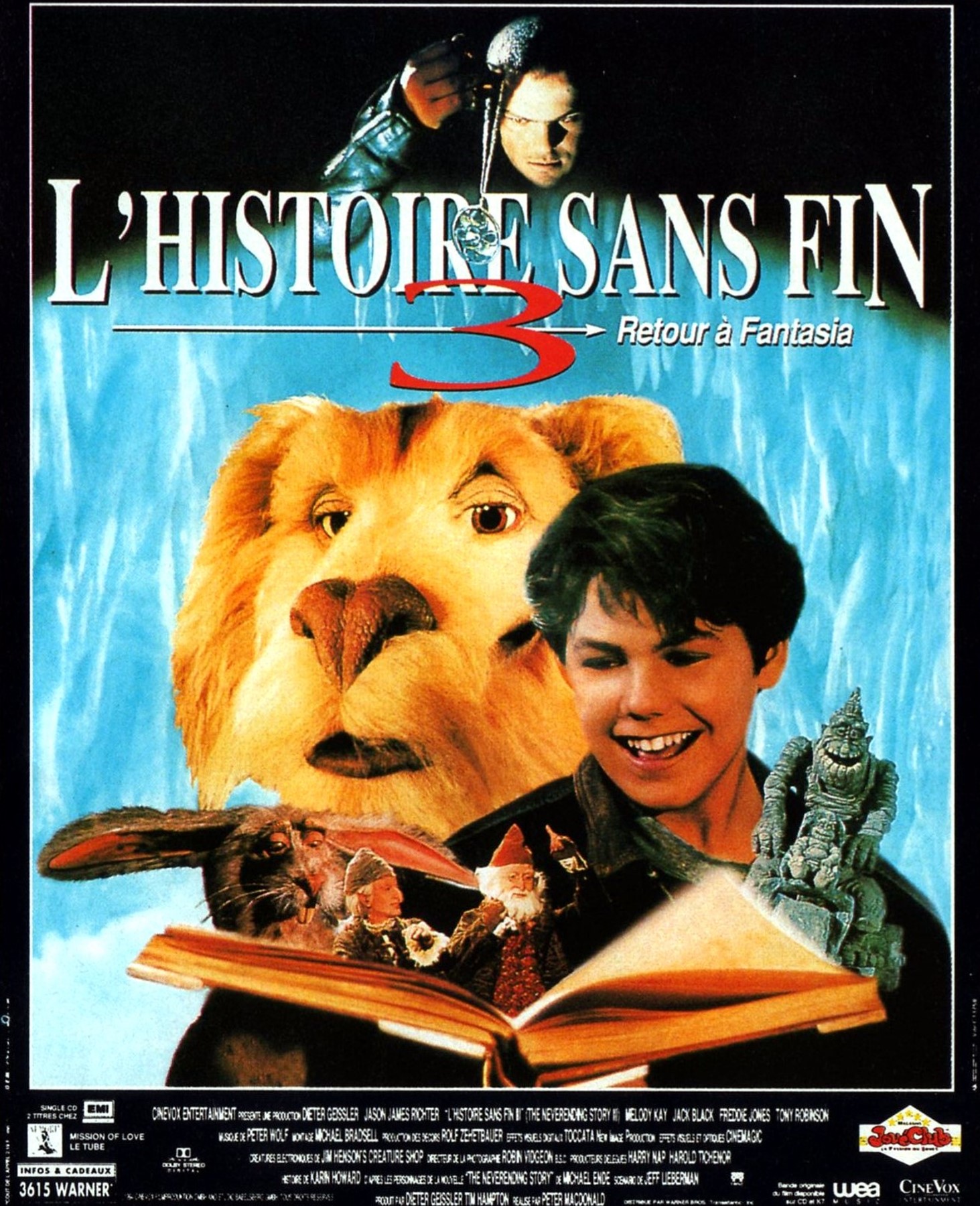affiche du film L'histoire sans fin 3 : Retour à Fantasia