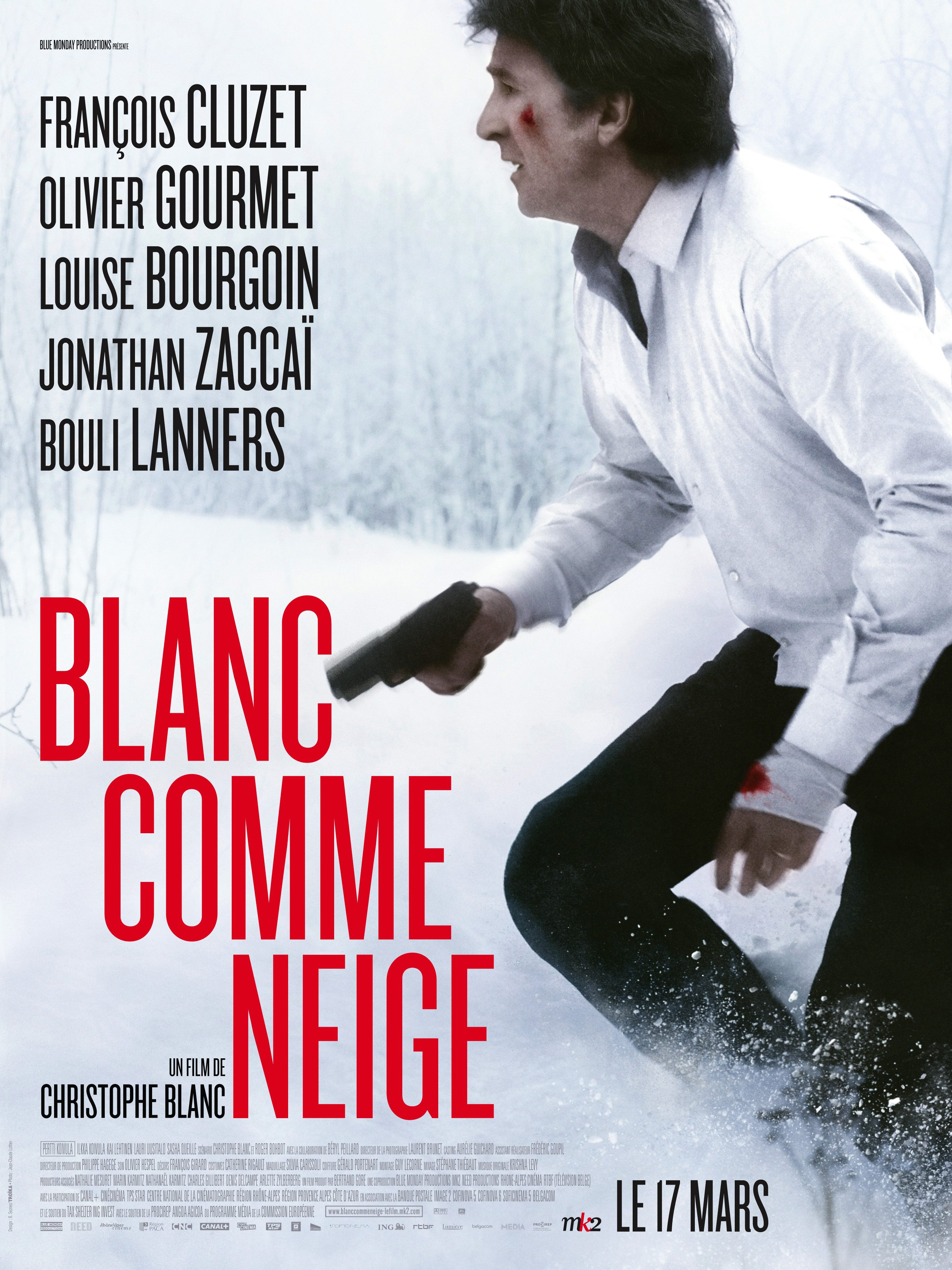 affiche du film Blanc comme neige