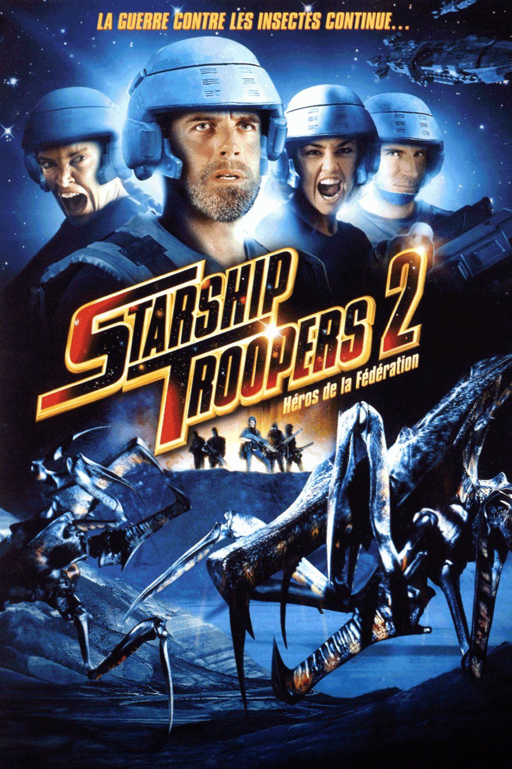 affiche du film Starship Troopers 2 : Héros de la fédération