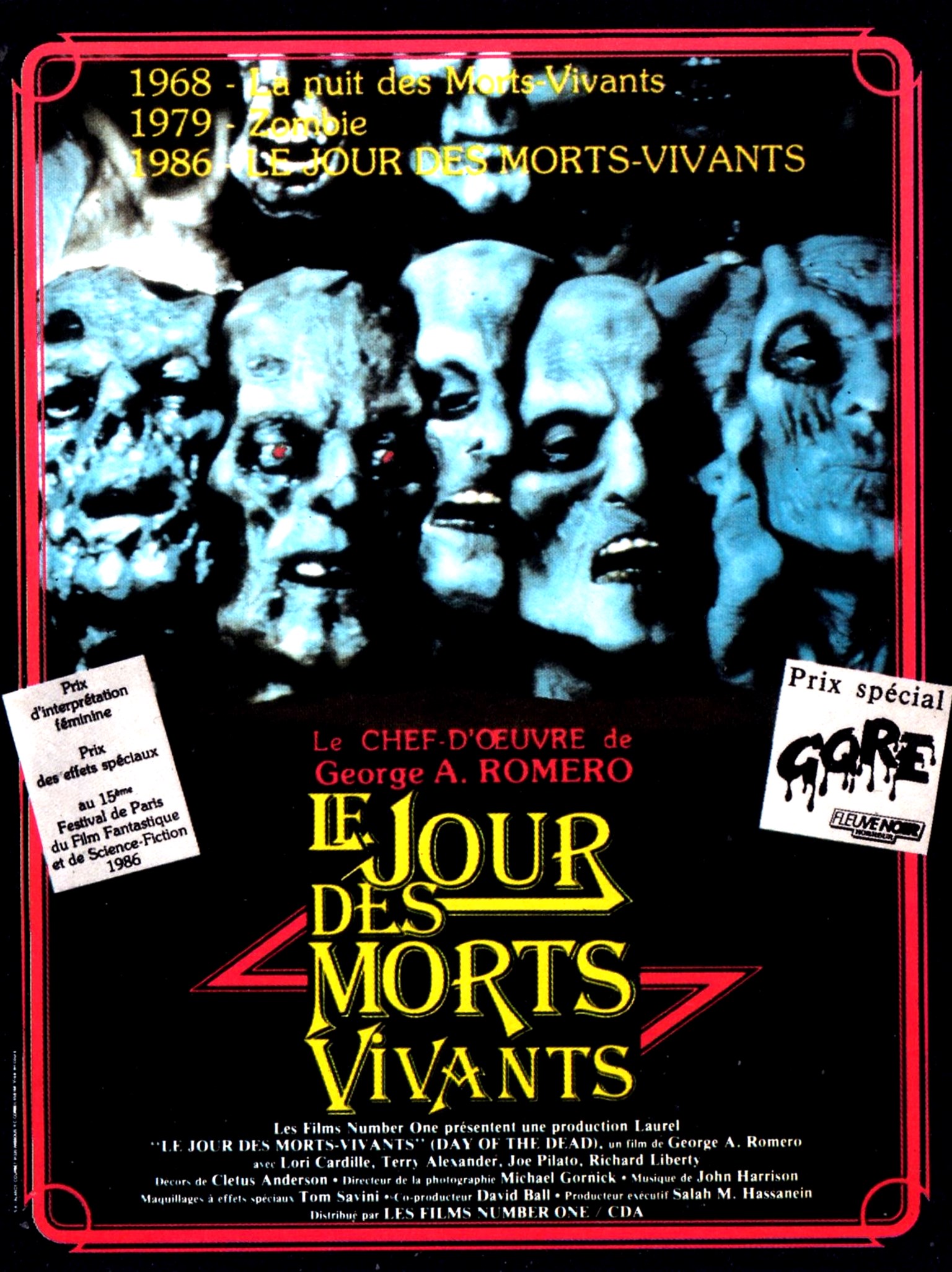affiche du film Le jour des morts-vivants