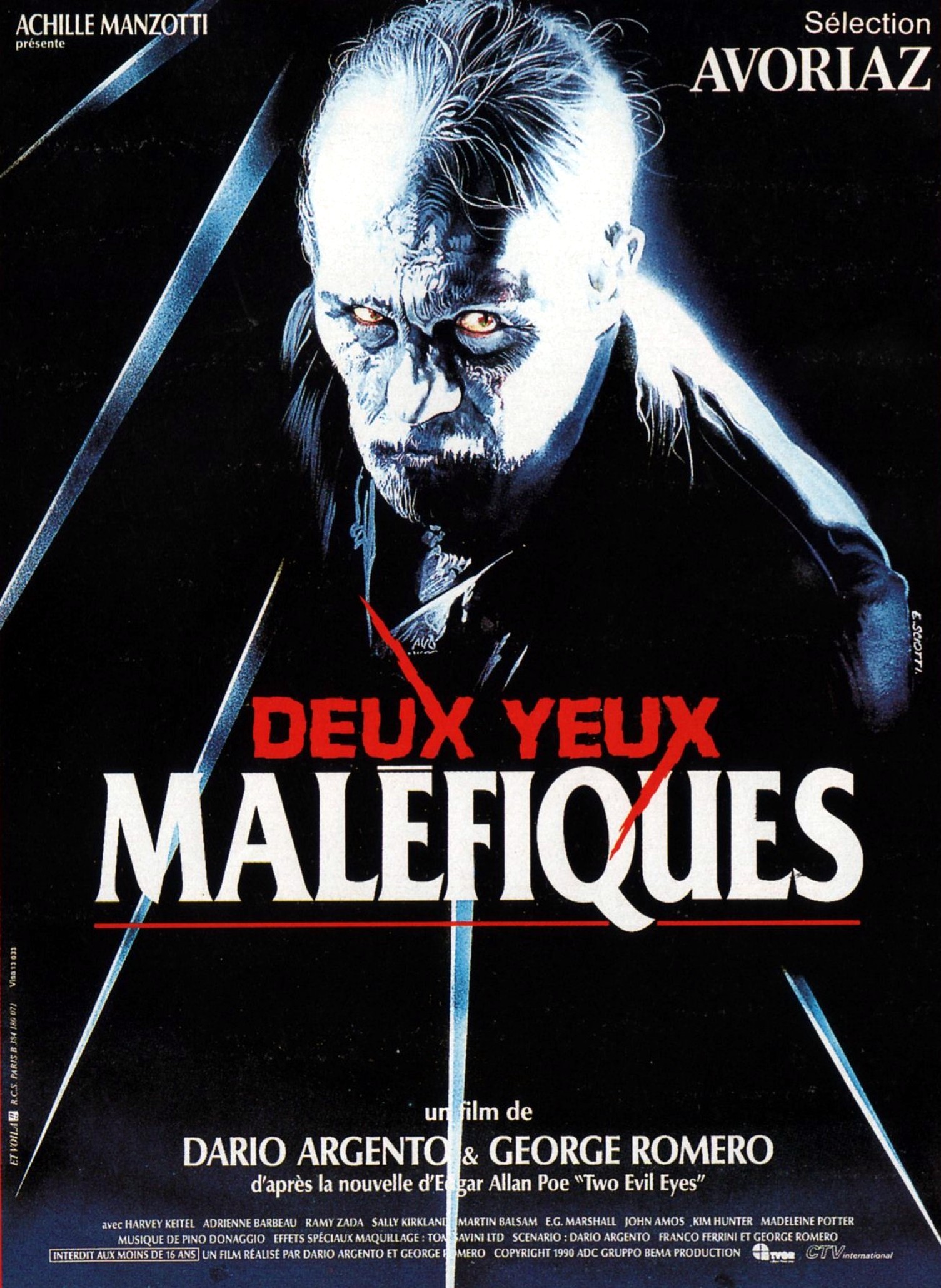 affiche du film Deux yeux maléfiques