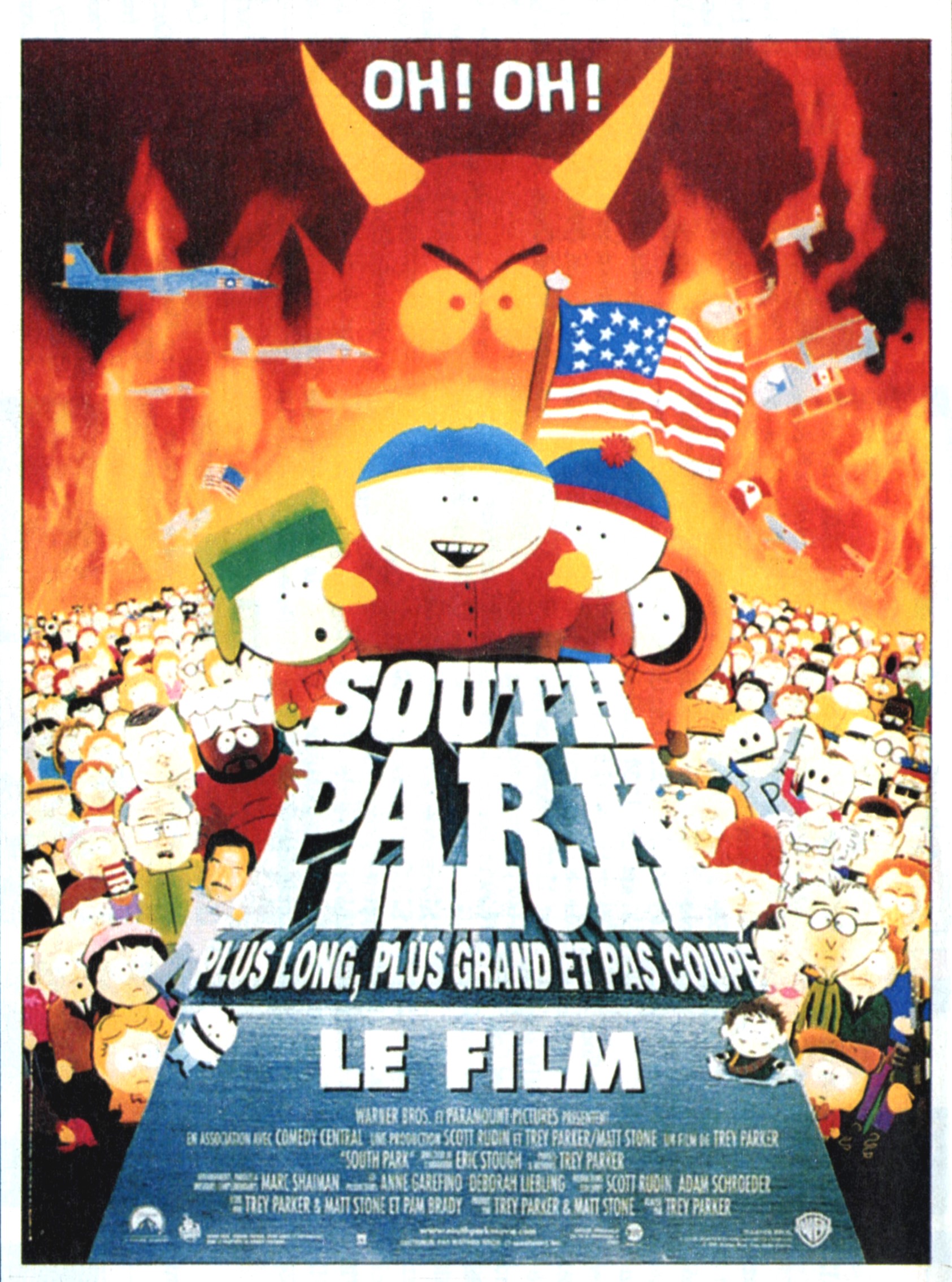 affiche du film South Park, le film : Plus long, plus grand et pas coupé