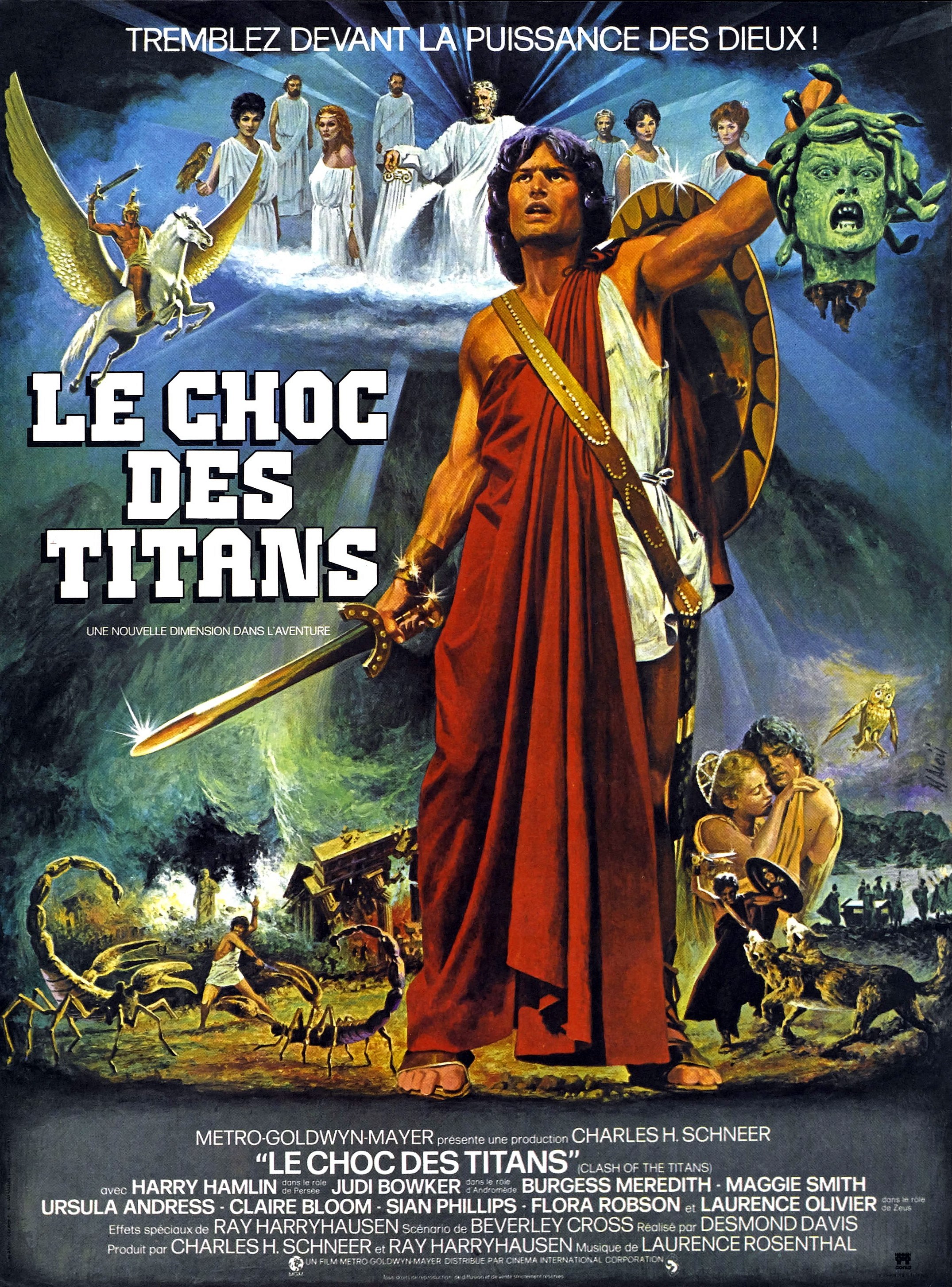 affiche du film Le choc des Titans