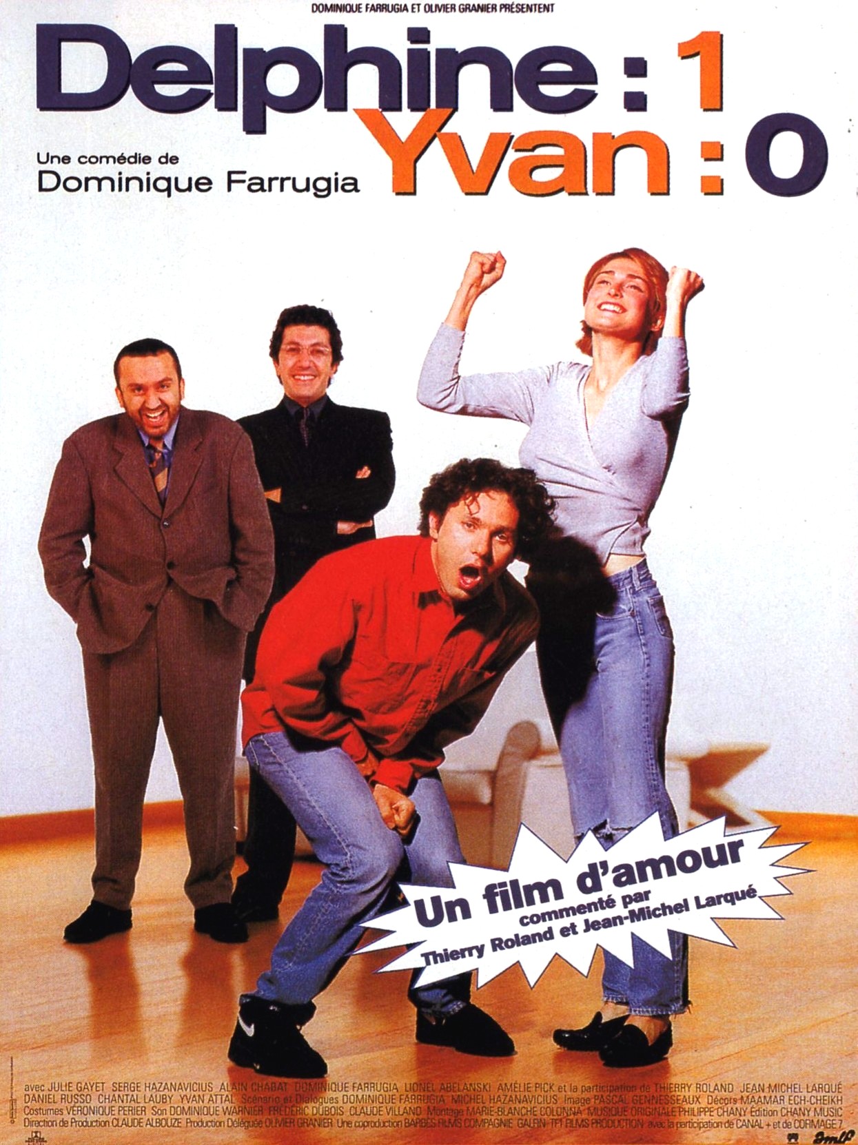 affiche du film Delphine: 1 - Yvan: 0