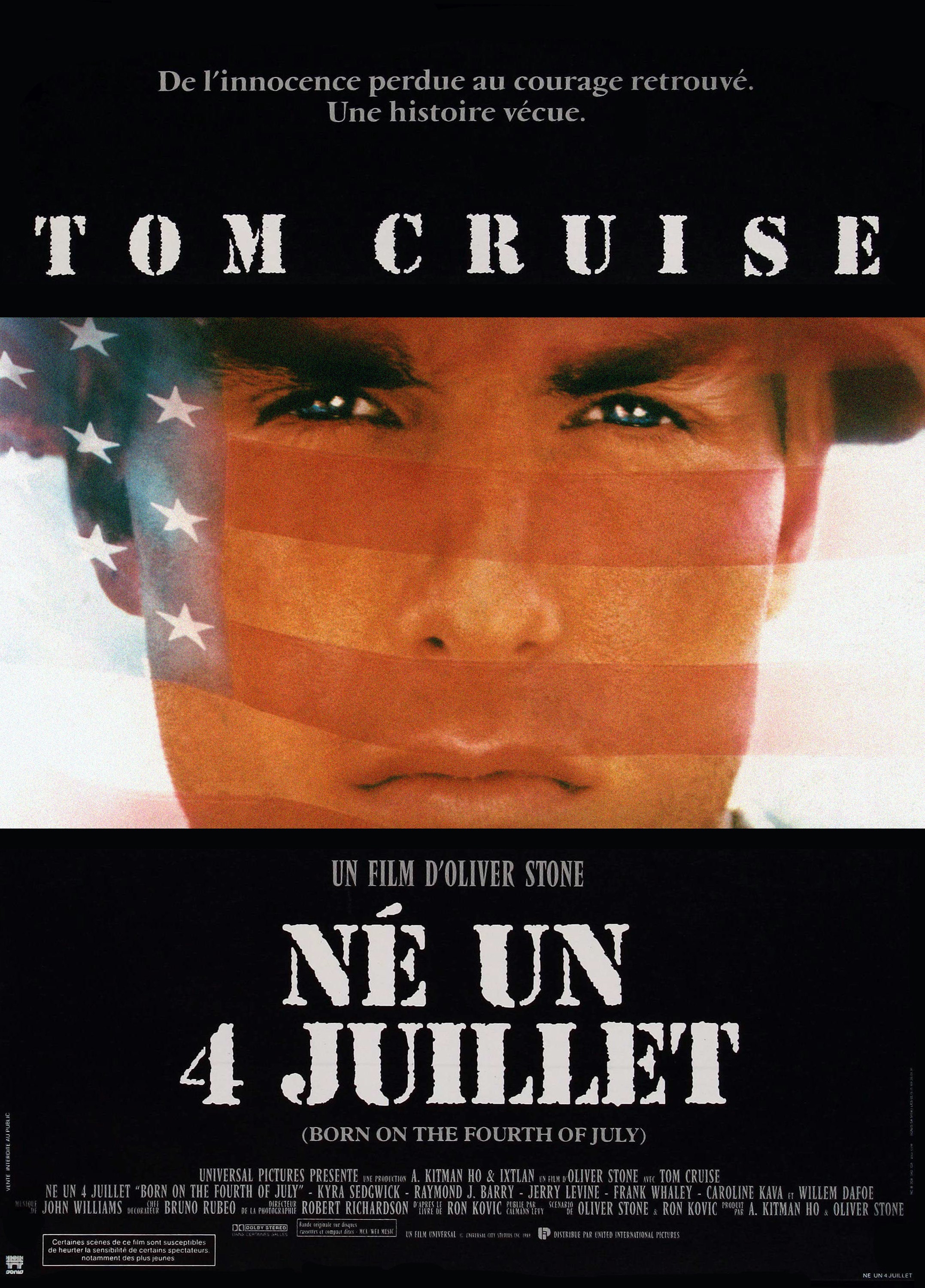affiche du film Né un 4 juillet
