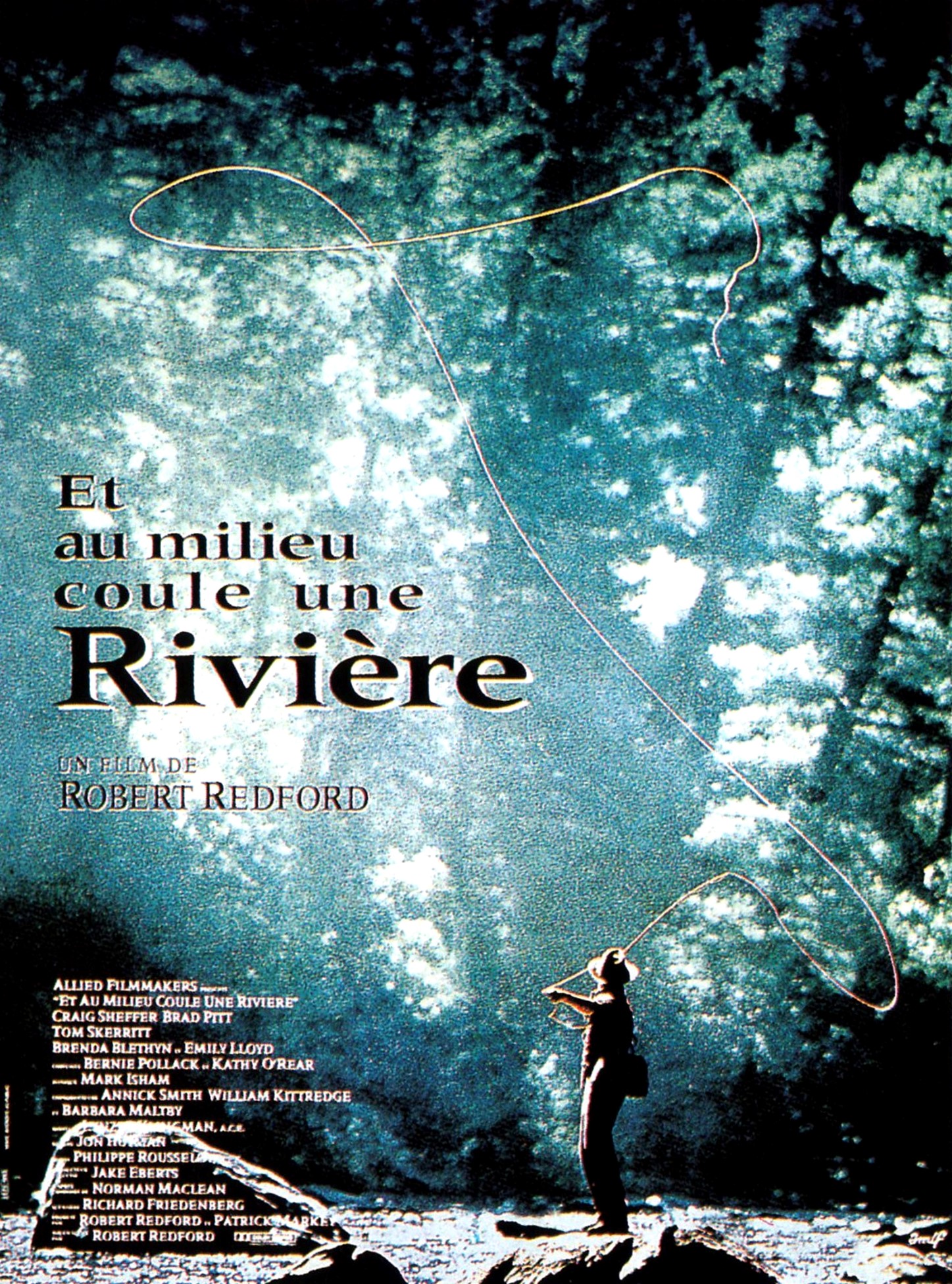 affiche du film Et au milieu coule une rivière
